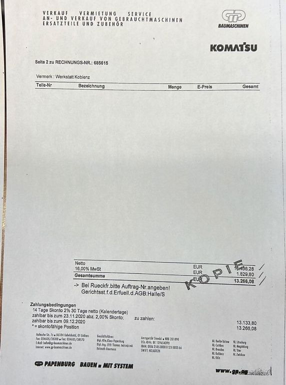 Komatsu PC228USLC 23200 Kg 107 Kw Komatsu PC228USLC 23200 Kg 107 Kw - Pelle sur chenille: photos 5 Komatsu PC228USLC 23200 Kg 107 Kw Komatsu PC228USLC 23200 Kg 107 Kw - Pelle sur chenille: photos 5