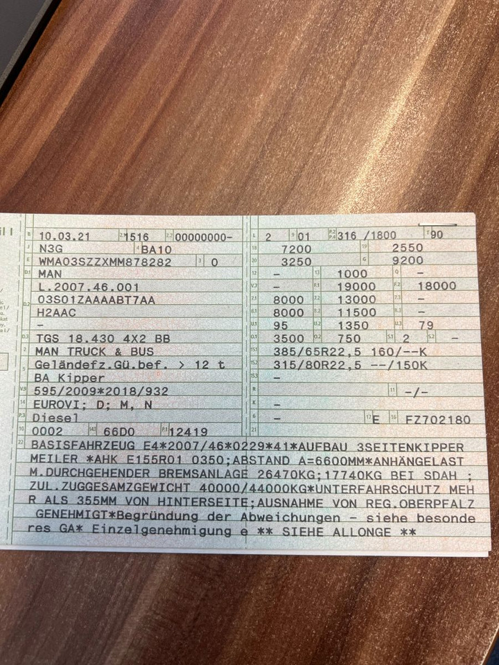 MAN 18.430 4X2 Meiller 3. Seitenkipper Top Zustand - Camion benne: photos 2 MAN 18.430 4X2 Meiller 3. Seitenkipper Top Zustand - Camion benne: photos 2