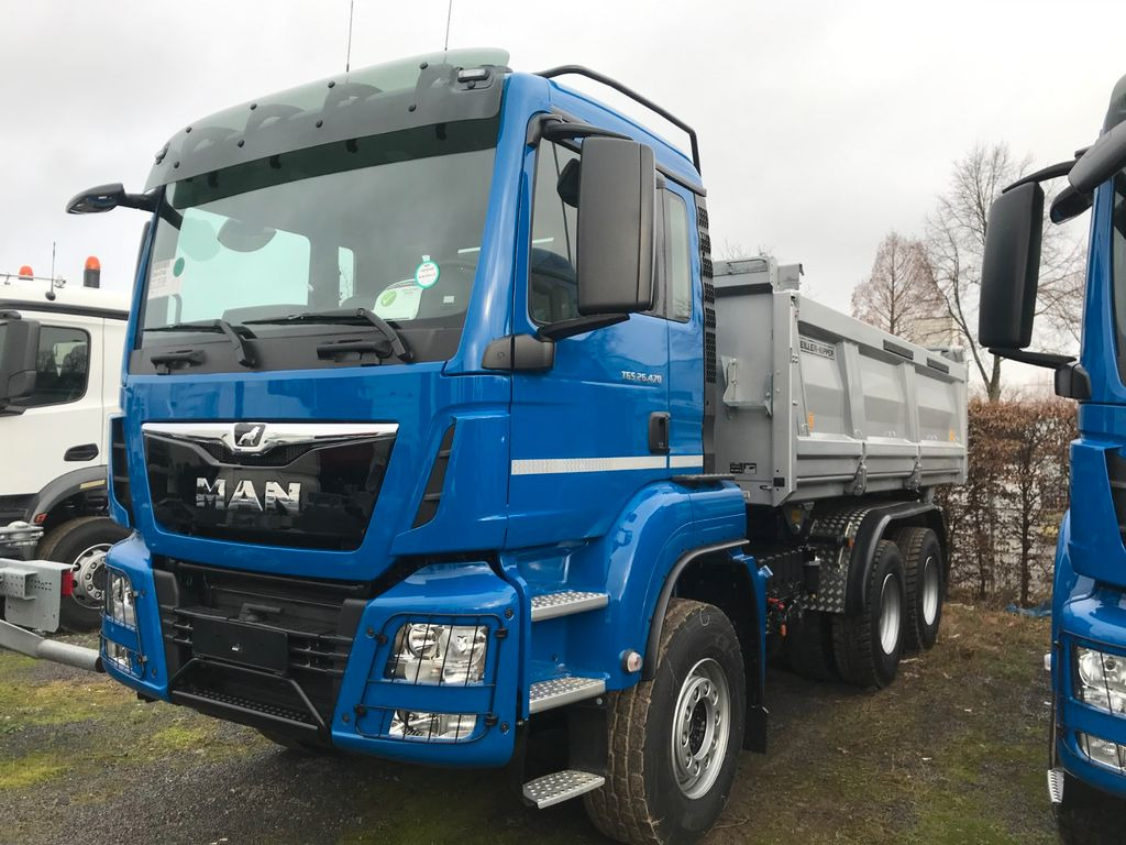 MAN 26.470 6x4 3S. Kipper Meiler Bordmatik Top Zust. - Camion benne: photos 1 MAN 26.470 6x4 3S. Kipper Meiler Bordmatik Top Zust. - Camion benne: photos 1
