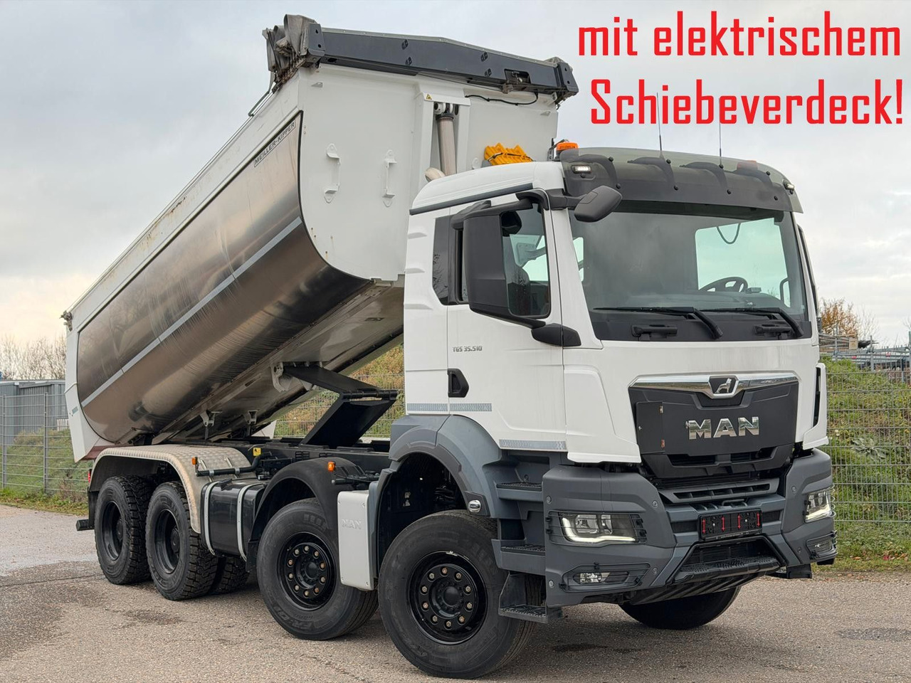 MAN 35.510 TGS | Meiller Thermo | E-Verdeck | TOP - Camion benne: photos 1 MAN 35.510 TGS | Meiller Thermo | E-Verdeck | TOP - Camion benne: photos 1