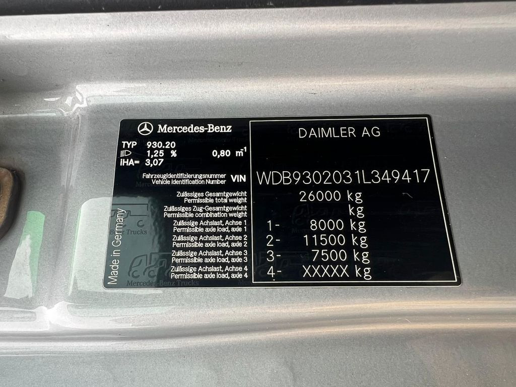 Mercedes-Benz 2541 6X2 Marrel Abroller Hydr. Verriegelung  - Camion ampliroll: photos 4 Mercedes-Benz 2541 6X2 Marrel Abroller Hydr. Verriegelung  - Camion ampliroll: photos 4