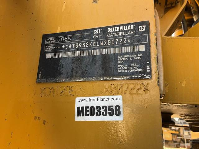CAT 988K - Chargeuse sur pneus: photos 5 CAT 988K - Chargeuse sur pneus: photos 5