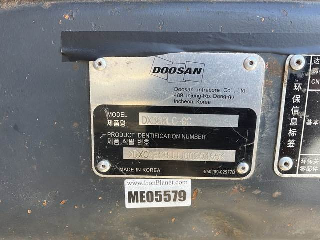 Doosan DX300LC-9C - Pelle sur chenille: photos 5 Doosan DX300LC-9C - Pelle sur chenille: photos 5