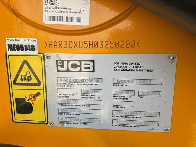 JCB 3DX - Tractopelle: photos 5 JCB 3DX - Tractopelle: photos 5