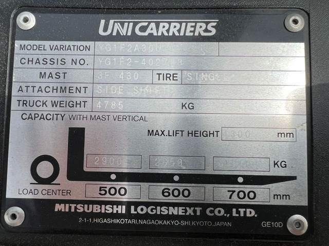 UniCarriers YG1F2A30U - Chariot élévateur diesel: photos 5 UniCarriers YG1F2A30U - Chariot élévateur diesel: photos 5