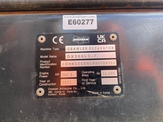 Doosan DX300LC-7 - Pelle sur chenille: photos 5 Doosan DX300LC-7 - Pelle sur chenille: photos 5