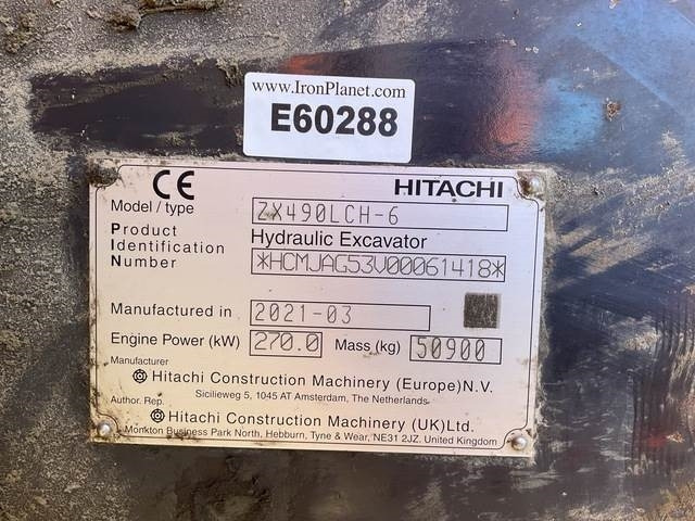 Hitachi ZX490LCH-6 - Pelle sur chenille: photos 5 Hitachi ZX490LCH-6 - Pelle sur chenille: photos 5