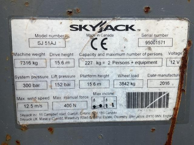 SkyJack SJ51AJ - Nacelle articulée: photos 5 SkyJack SJ51AJ - Nacelle articulée: photos 5