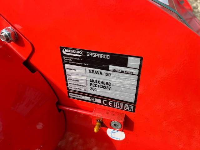 Maschio Gaspardo Brava 120 3P Fix - Broyeur à axe horizontal: photos 5 Maschio Gaspardo Brava 120 3P Fix - Broyeur à axe horizontal: photos 5