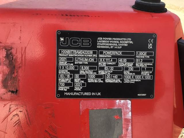 JCB 1.50QE - Groupe électrogène: photos 5 JCB 1.50QE - Groupe électrogène: photos 5