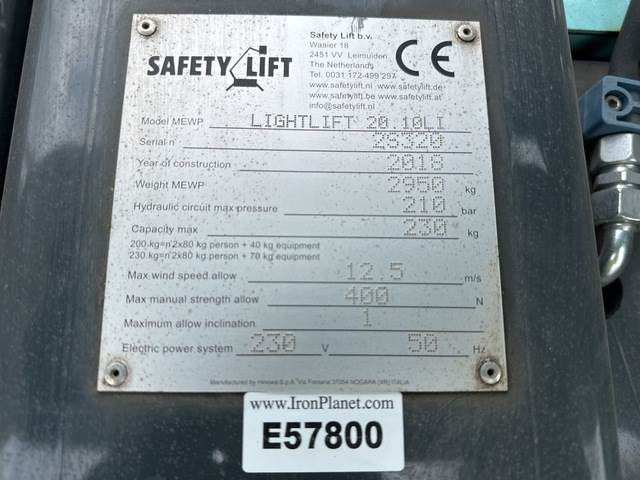 Hinowa Lightlift 20.10LI - Nacelle articulée: photos 5 Hinowa Lightlift 20.10LI - Nacelle articulée: photos 5