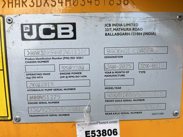 JCB 3DX - Tractopelle: photos 5 JCB 3DX - Tractopelle: photos 5