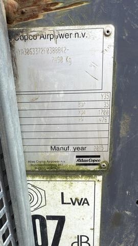 Atlas Copco Y35 - Compresseur d'air: photos 5 Atlas Copco Y35 - Compresseur d'air: photos 5