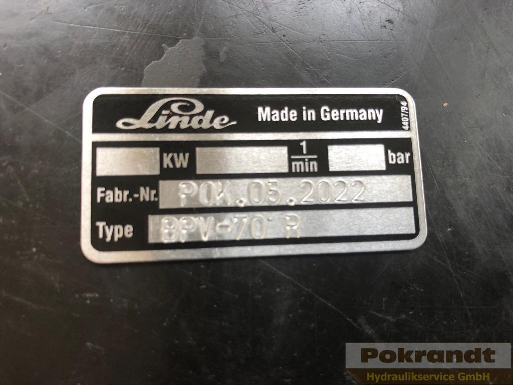 Linde BPV 70 R - Pompe hydraulique pour Engins de chantier: photos 4 Linde BPV 70 R - Pompe hydraulique pour Engins de chantier: photos 4