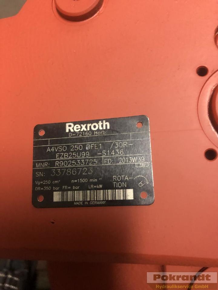 Rexroth Bosch A4VSO250DFE1 30R EZB25U99-S1436 - Pompe hydraulique: photos 2 Rexroth Bosch A4VSO250DFE1 30R EZB25U99-S1436 - Pompe hydraulique: photos 2