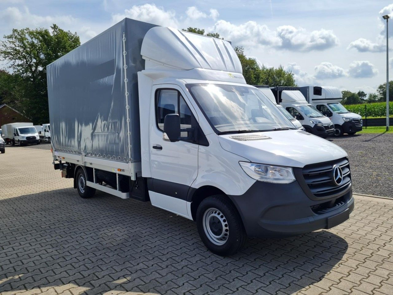 Mercedes-Benz Sprinter 315 Cdi Pritsche Schiebe Plane LBW KLIM - Véhicule utilitaire plateau baché: photos 4 Mercedes-Benz Sprinter 315 Cdi Pritsche Schiebe Plane LBW KLIM - Véhicule utilitaire plateau baché: photos 4