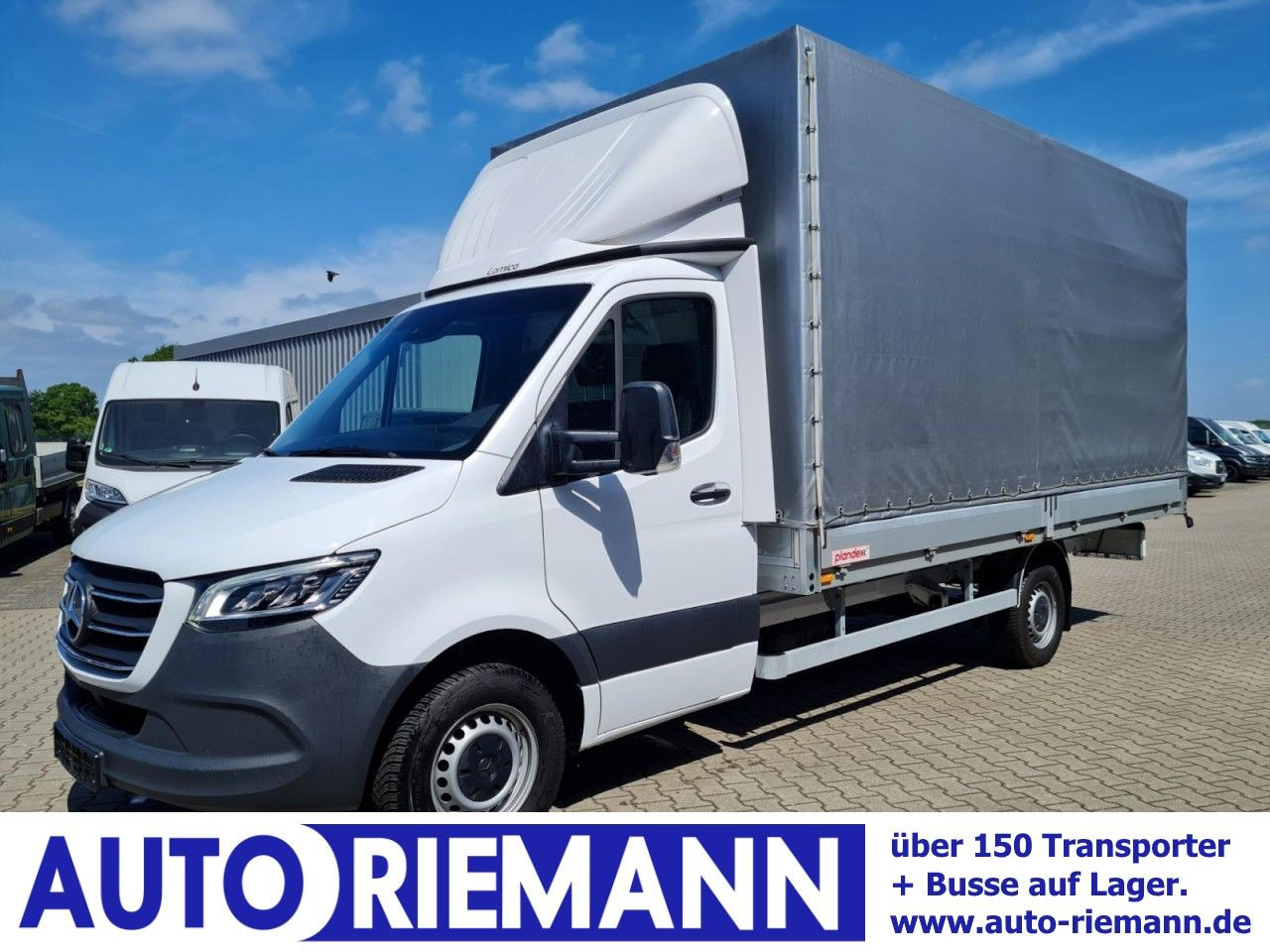 Mercedes-Benz Sprinter 317 Pritsche Plane 10 Pal. RWD LED - Véhicule utilitaire plateau baché: photos 1 Mercedes-Benz Sprinter 317 Pritsche Plane 10 Pal. RWD LED - Véhicule utilitaire plateau baché: photos 1