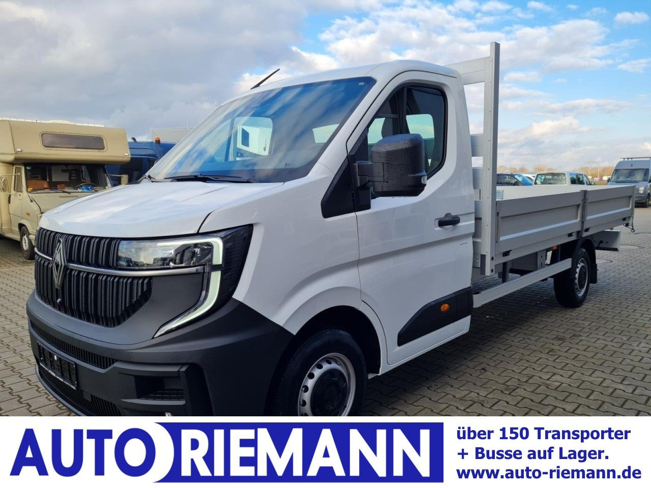 Renault Master New 35 Pritsche lang KLIMA KOMFORT TEMPOM - Fourgon plateau: photos 1 Renault Master New 35 Pritsche lang KLIMA KOMFORT TEMPOM - Fourgon plateau: photos 1