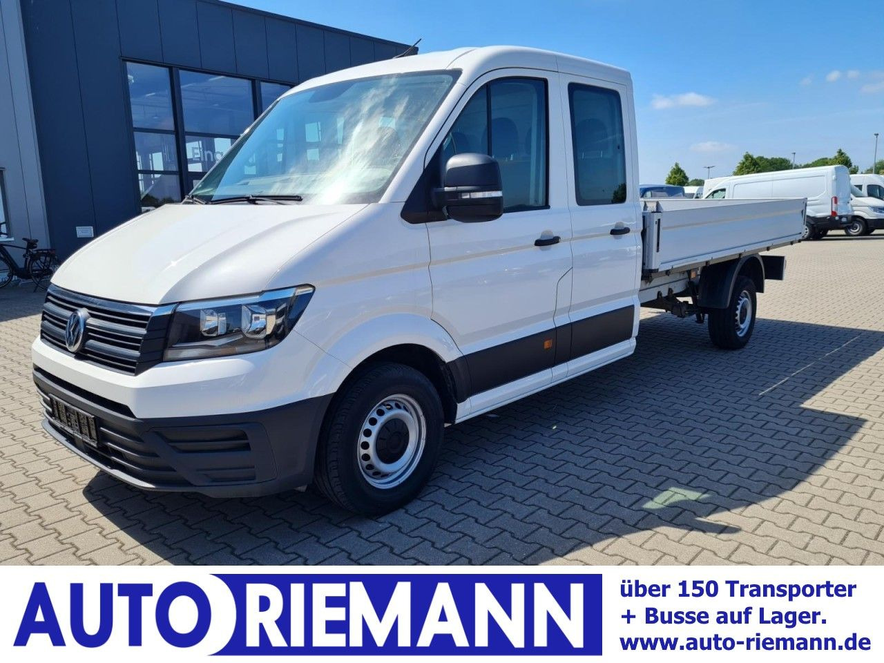Volkswagen Crafter 35 Doka TDI Lang AHK KLIMA - Fourgon plateau, Utilitaire double cabine: photos 1 Volkswagen Crafter 35 Doka TDI Lang AHK KLIMA - Fourgon plateau, Utilitaire double cabine: photos 1