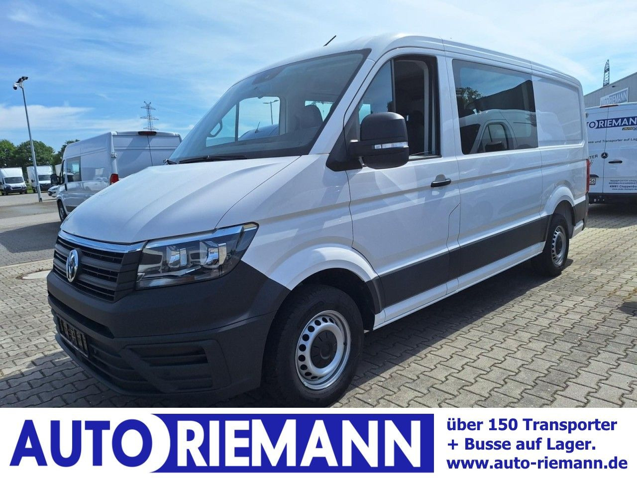 Volkswagen Crafter 35 Kasten Plus Doka mixto TDI L2H2 AHK - Fourgon utilitaire, Utilitaire double cabine: photos 1 Volkswagen Crafter 35 Kasten Plus Doka mixto TDI L2H2 AHK - Fourgon utilitaire, Utilitaire double cabine: photos 1