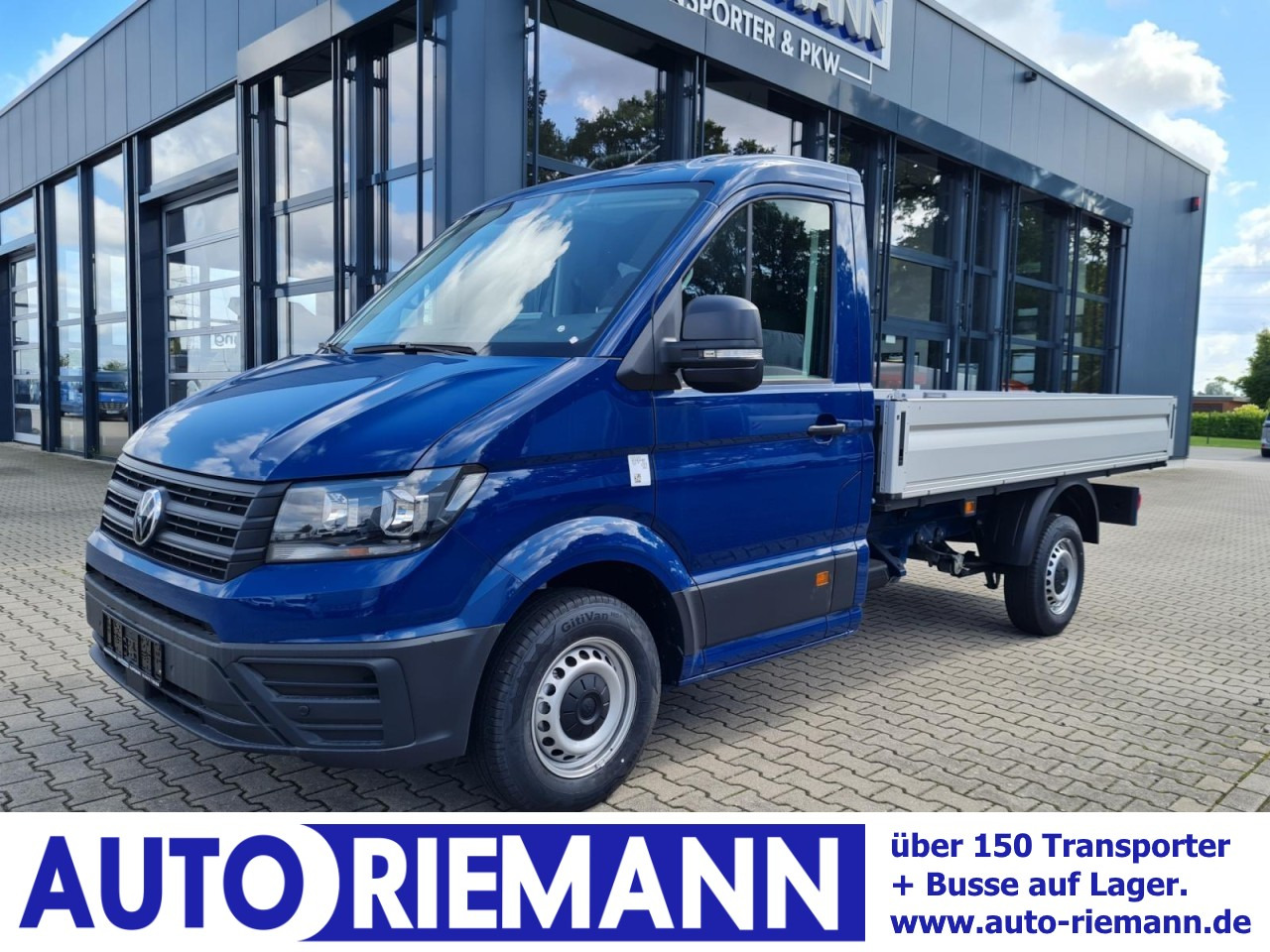 Volkswagen Crafter 35 Pritsche MR L3 KLIMA NAVI/APP TEMPOMAT - Fourgon plateau: photos 1 Volkswagen Crafter 35 Pritsche MR L3 KLIMA NAVI/APP TEMPOMAT - Fourgon plateau: photos 1
