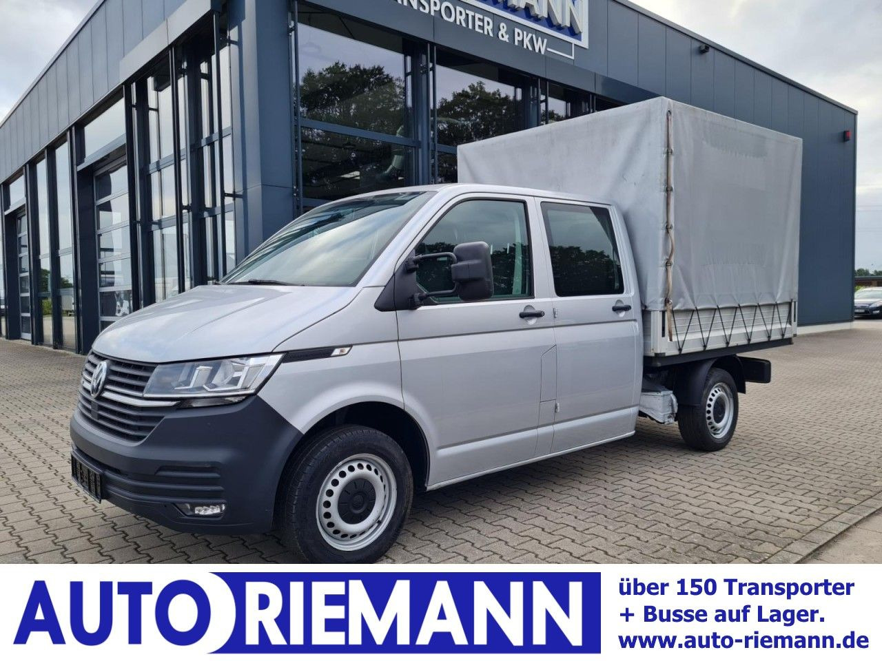 Volkswagen T6.1 Doka Pritsche Plane 6-Sitze Klima Komfort - Véhicule utilitaire plateau baché, Utilitaire double cabine: photos 1 Volkswagen T6.1 Doka Pritsche Plane 6-Sitze Klima Komfort - Véhicule utilitaire plateau baché, Utilitaire double cabine: photos 1