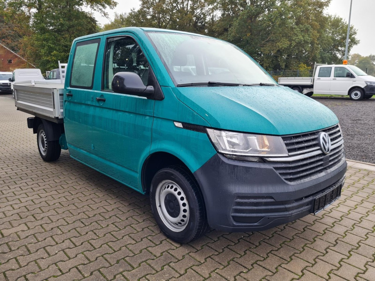 Volkswagen T6.1 Pritsche LR Doka 6-Sitze AHK KUNSTLEDER - Fourgon plateau: photos 3 Volkswagen T6.1 Pritsche LR Doka 6-Sitze AHK KUNSTLEDER - Fourgon plateau: photos 3