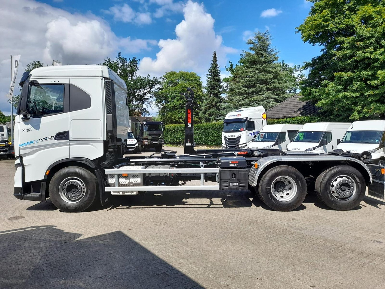 Iveco AD280X46Y/PS ON HIAB 490PS Lenk-Lift - Camion benne: photos 2 Iveco AD280X46Y/PS ON HIAB 490PS Lenk-Lift - Camion benne: photos 2