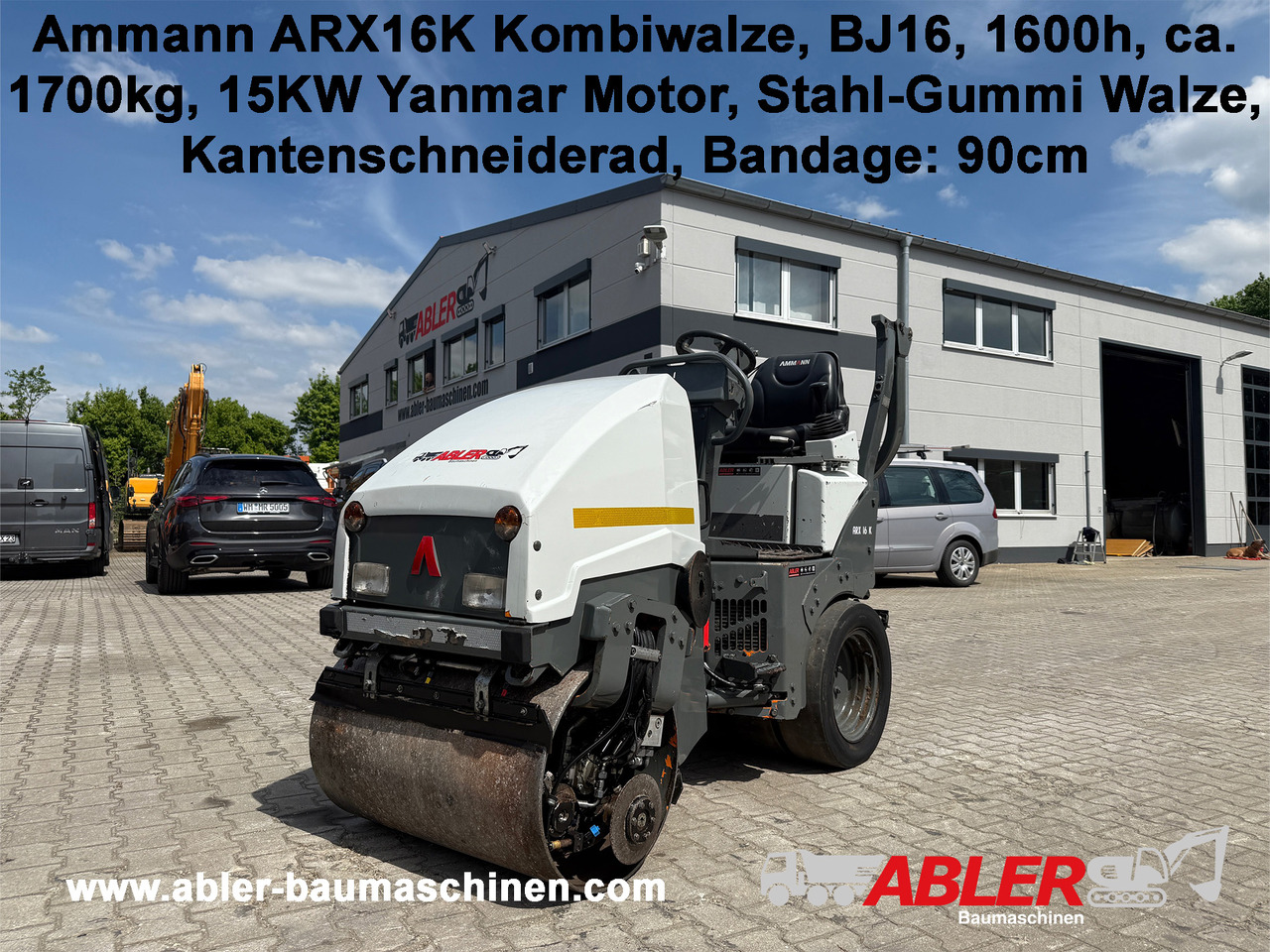 Ammann ARX16K Kombiwalze Stahl Gummi Asphaltwalze - Compacteur mixte: photos 1 Ammann ARX16K Kombiwalze Stahl Gummi Asphaltwalze - Compacteur mixte: photos 1