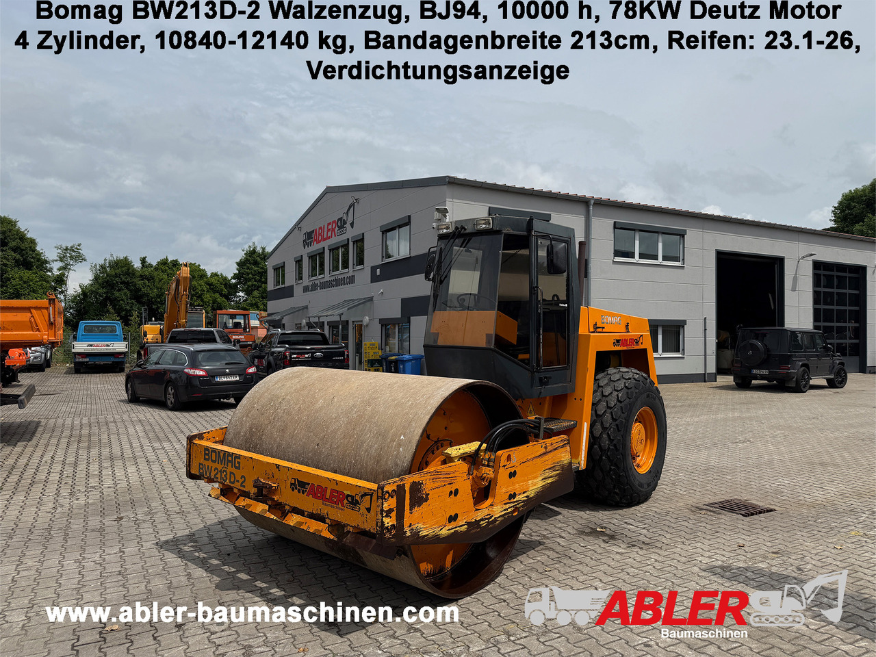 Bomag BW 213D-2 Walzenzug - Compacteur à pieds de mouton/ Monocylindre: photos 1 Bomag BW 213D-2 Walzenzug - Compacteur à pieds de mouton/ Monocylindre: photos 1