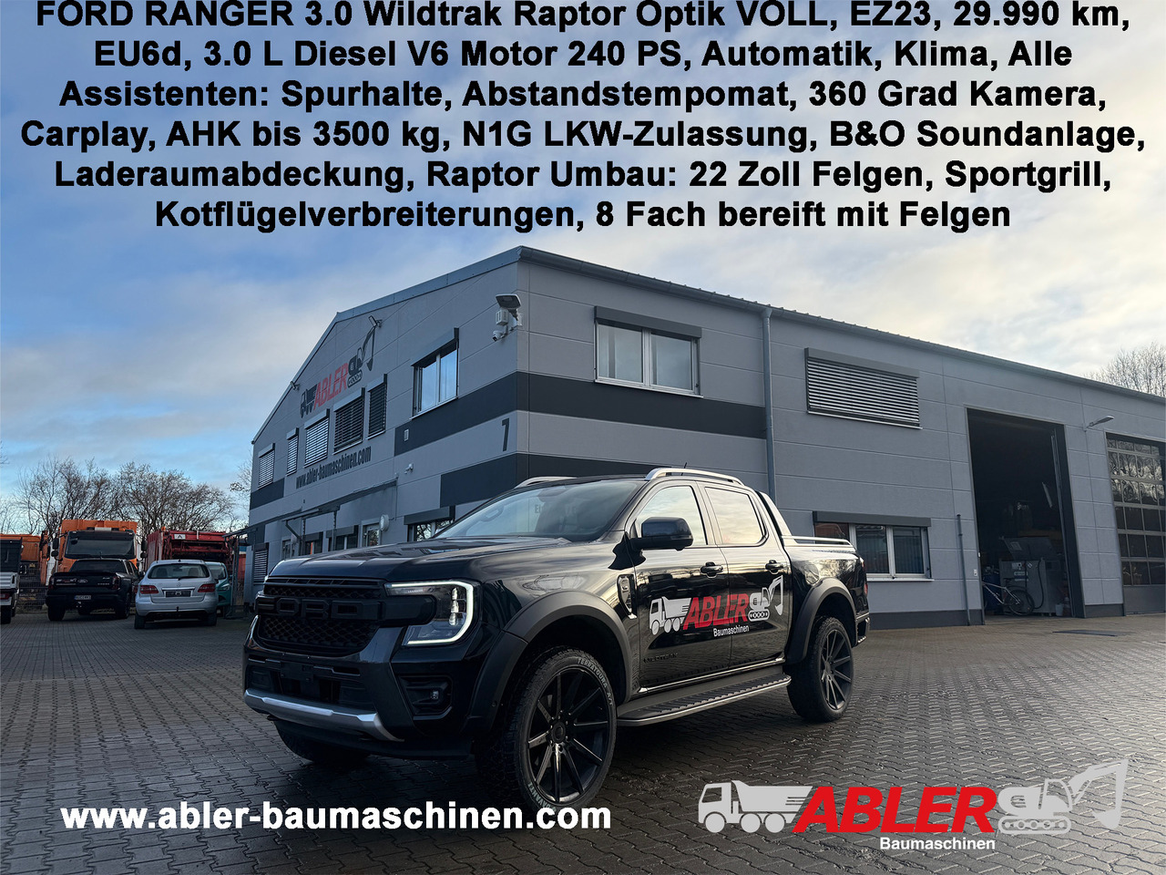 Ford Ranger Wildtrak 3.0 V6 Raptor Optik VOLL - Voiture: photos 1 Ford Ranger Wildtrak 3.0 V6 Raptor Optik VOLL - Voiture: photos 1