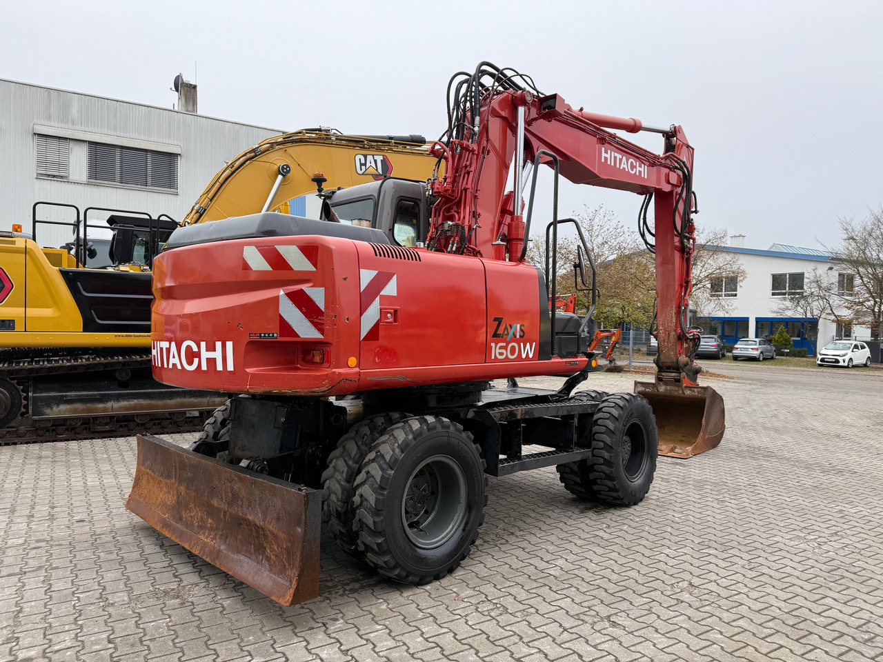 Hitachi ZX 160 W Mobilbagger Klima Zentralschmierung OQ 60-5 - Pelle sur pneus: photos 4 Hitachi ZX 160 W Mobilbagger Klima Zentralschmierung OQ 60-5 - Pelle sur pneus: photos 4