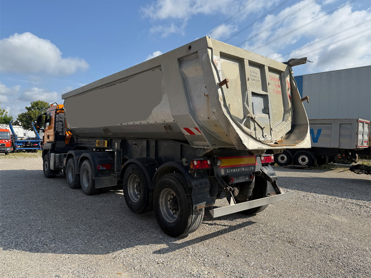 MAN TGS 26.480 SZM 6x4 mit Kippauflieger - Camion benne: photos 5 MAN TGS 26.480 SZM 6x4 mit Kippauflieger - Camion benne: photos 5