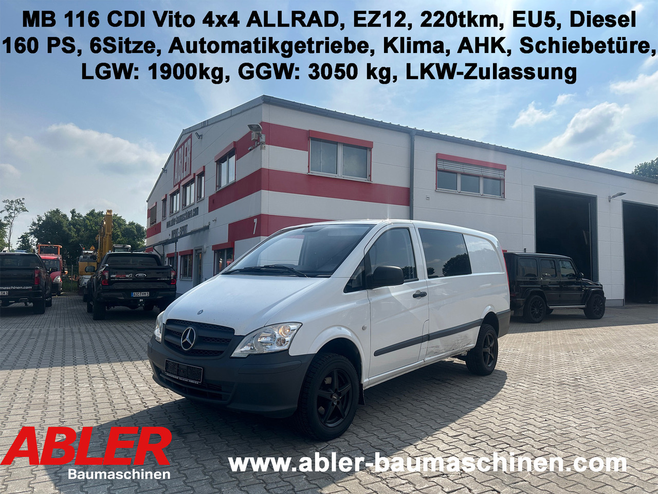 Mercedes-Benz 116 CDI Vito 4x4 Allrad - Voiture: photos 1 Mercedes-Benz 116 CDI Vito 4x4 Allrad - Voiture: photos 1