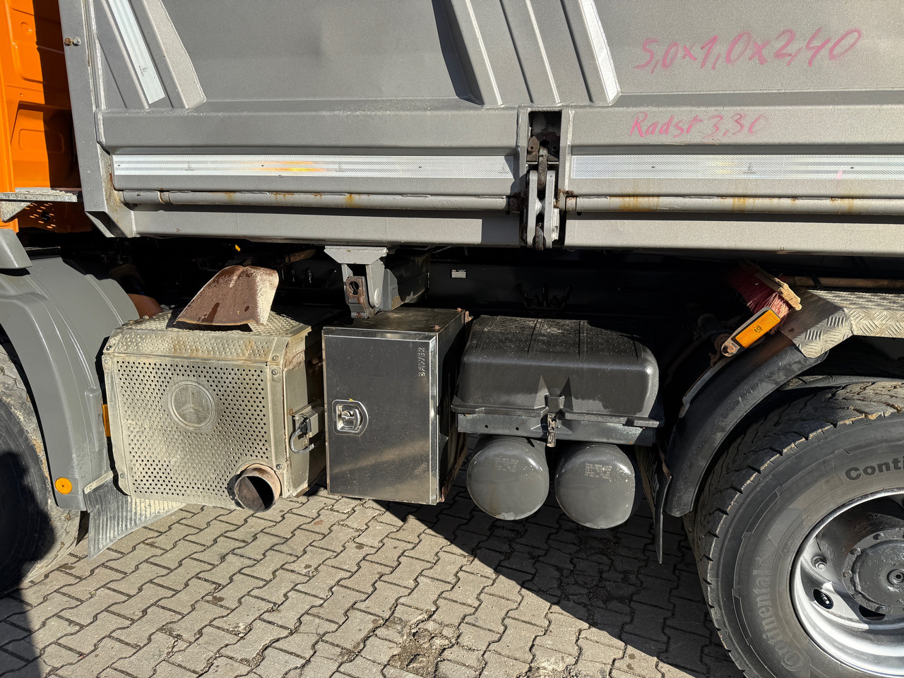 Camion benne Mercedes-Benz 2646 Actros MP3 3-Seiten Kipper mit Bordmatic: photos 7