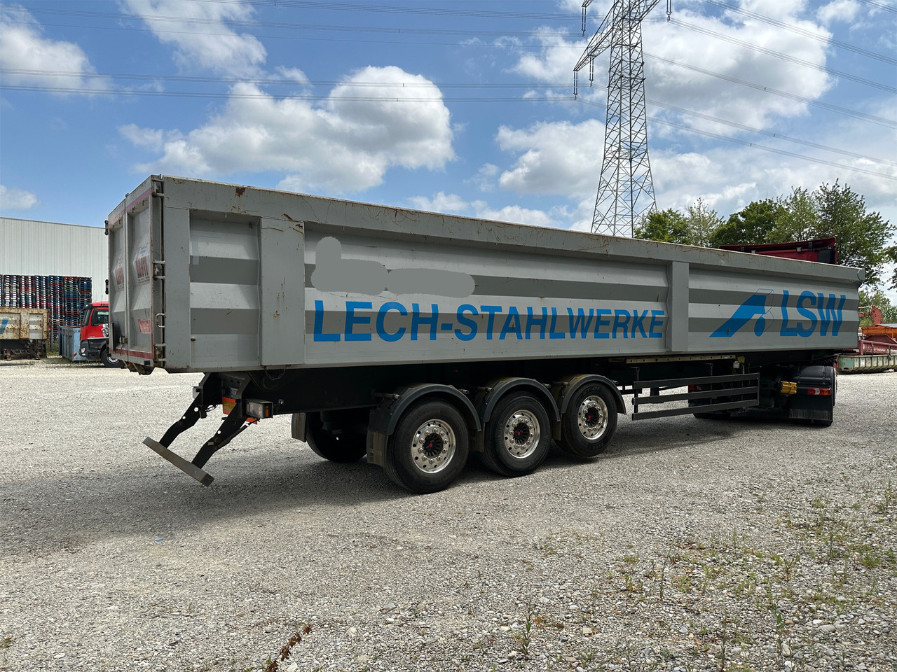 Reisch RHKS-3-SG13 Stahl Kippmulde 50 m3 - Semi-remorque benne: photos 3 Reisch RHKS-3-SG13 Stahl Kippmulde 50 m3 - Semi-remorque benne: photos 3