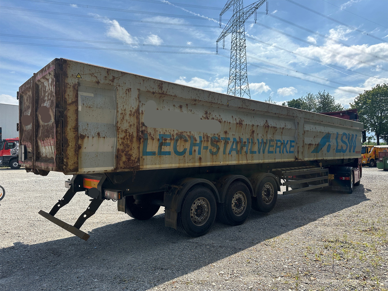 Reisch RHKS-35/24SL Stahl Kippmulde 50 m3 Metallschrott - Semi-remorque benne: photos 5 Reisch RHKS-35/24SL Stahl Kippmulde 50 m3 Metallschrott - Semi-remorque benne: photos 5