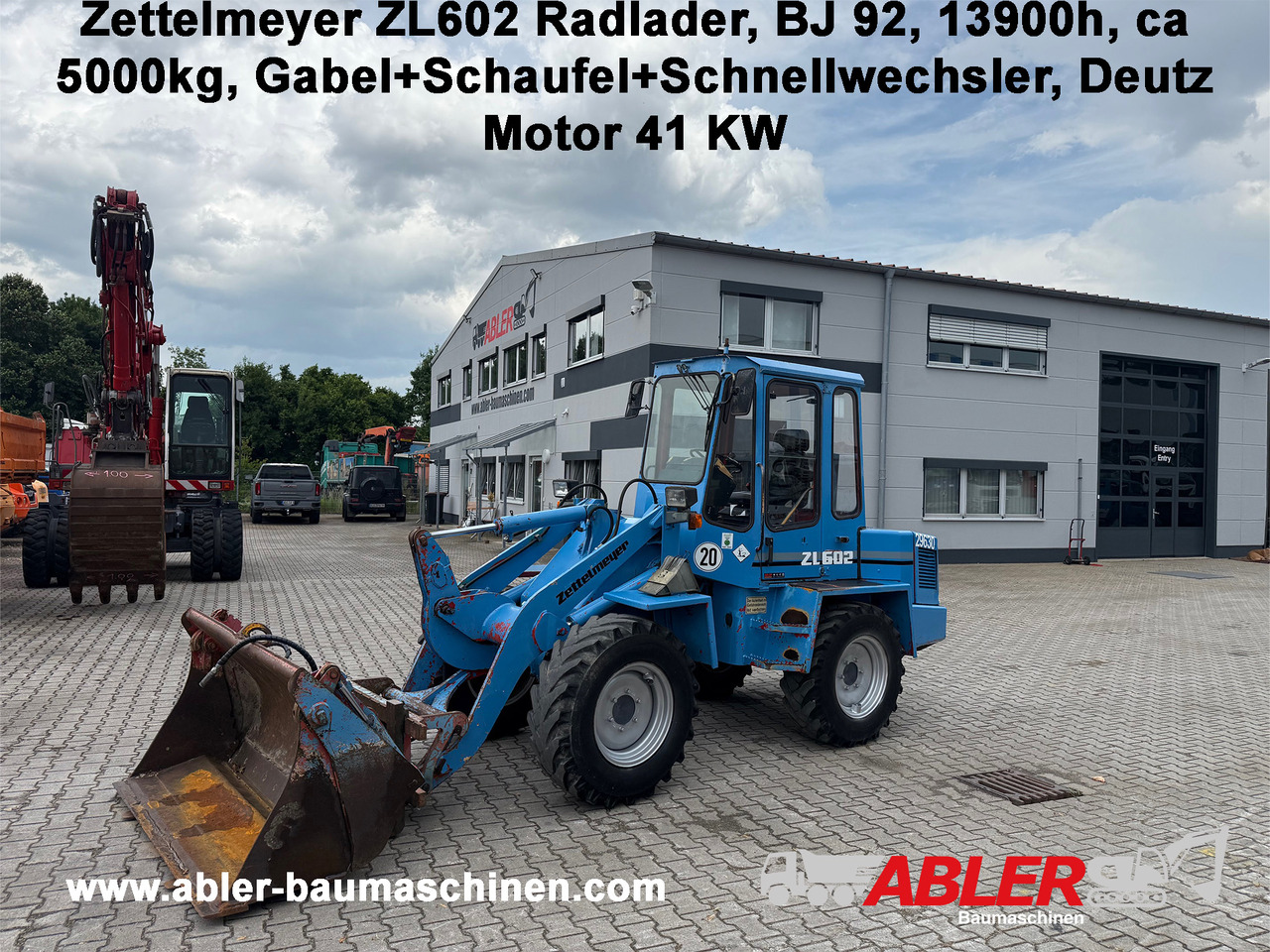 Zettelmeyer ZL502C Radlader Gabel+Klappschaufel+SW - Chargeuse sur pneus: photos 1 Zettelmeyer ZL502C Radlader Gabel+Klappschaufel+SW - Chargeuse sur pneus: photos 1