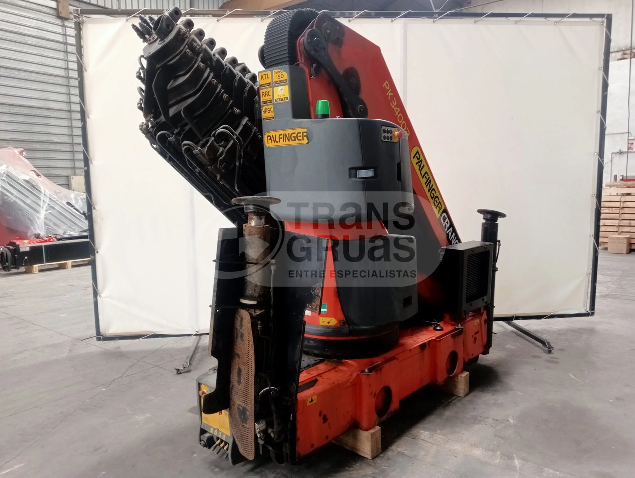 Grúa hidráulica Palfinger PK 34002 SH - Grue auxiliaire: photos 2 Grúa hidráulica Palfinger PK 34002 SH - Grue auxiliaire: photos 2