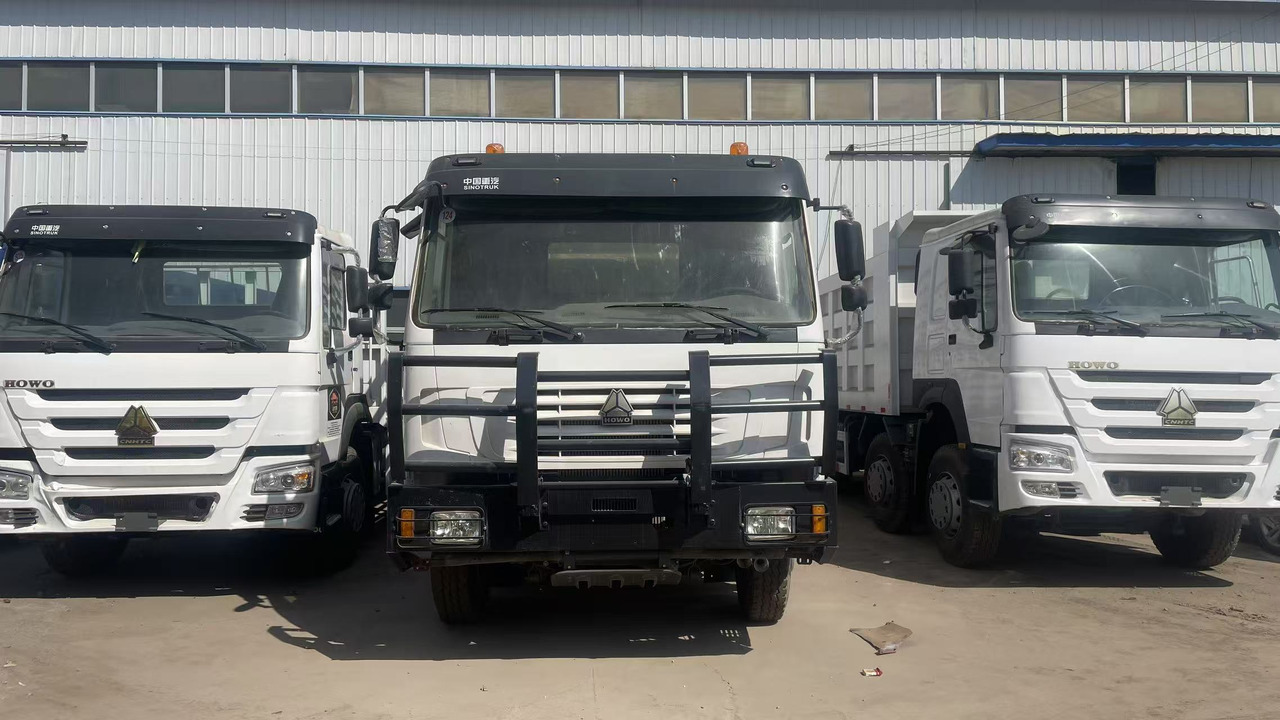 SINOTRUK HOWO DUMP TRUCK WITH FENCE 8*4 - Camion benne: photos 2 SINOTRUK HOWO DUMP TRUCK WITH FENCE 8*4 - Camion benne: photos 2