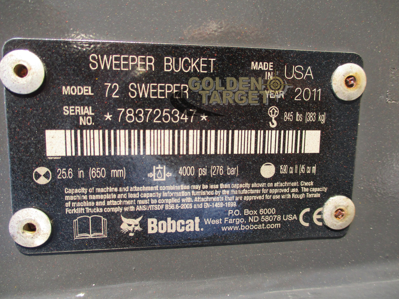BOBCAT 72 Sweeper - Brosse pour Mini chargeuse: photos 5 BOBCAT 72 Sweeper - Brosse pour Mini chargeuse: photos 5