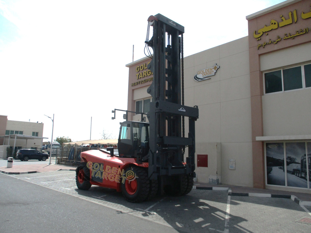 Linde H220 Container Handler - Chariot porte-conteneur: photos 1 Linde H220 Container Handler - Chariot porte-conteneur: photos 1