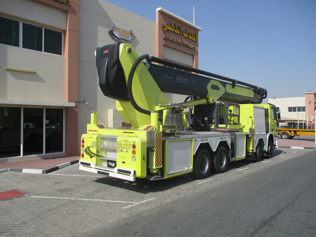 Mercedes ACTROS 4140 8x4 METZ P56 Fire Truck - Camion de pompier: photos 3 Mercedes ACTROS 4140 8x4 METZ P56 Fire Truck - Camion de pompier: photos 3