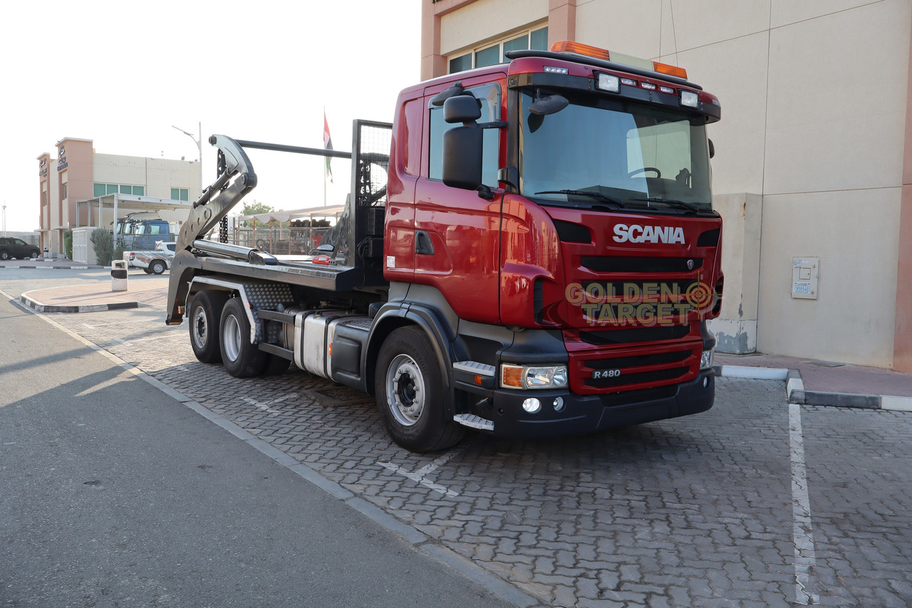 SCANIA R480 6x2 Double Skip Loader - Camion multibenne: photos 1 SCANIA R480 6x2 Double Skip Loader - Camion multibenne: photos 1