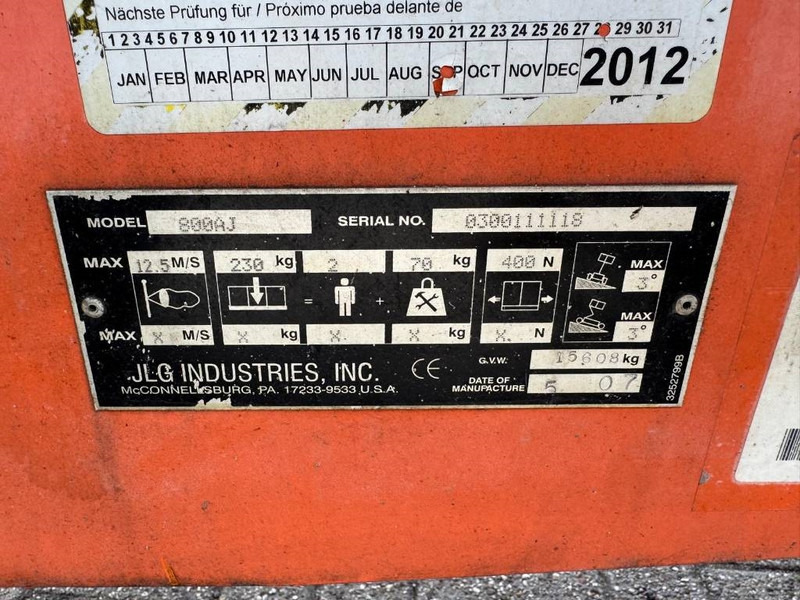 Nacelle articulée JLG 800 AJ: photos 14