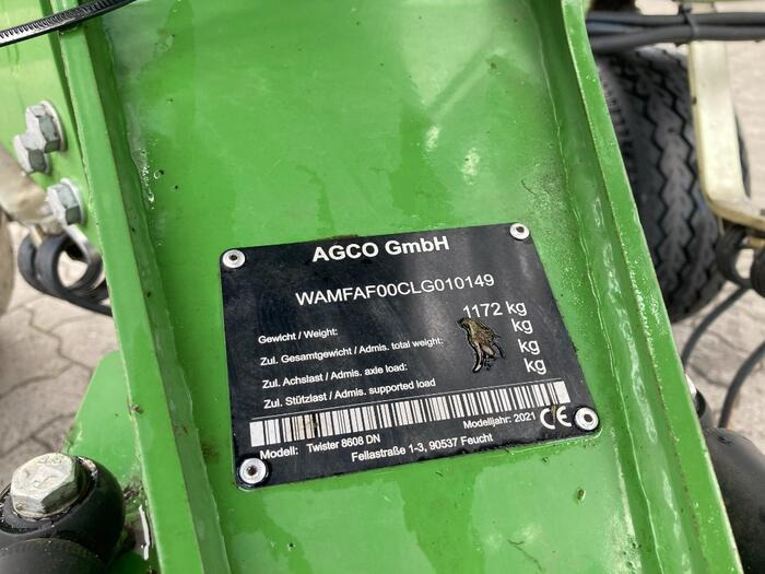 Fendt Twister 8608 DN - Faneuse: photos 5 Fendt Twister 8608 DN - Faneuse: photos 5