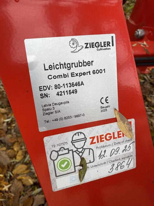 Ziegler Leichtgrubber Combi Expert 6001 - Bineuse: photos 4 Ziegler Leichtgrubber Combi Expert 6001 - Bineuse: photos 4