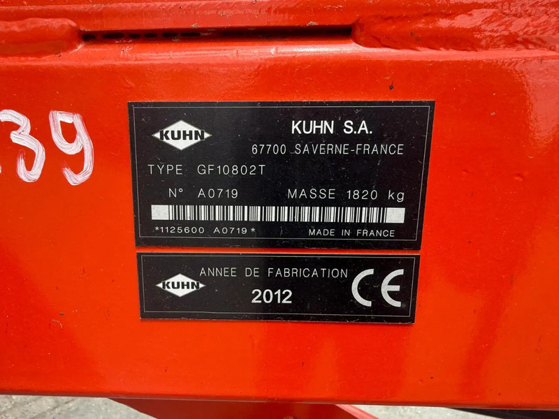 Kuhn GF 10802 T schudder - Faneuse: photos 3 Kuhn GF 10802 T schudder - Faneuse: photos 3