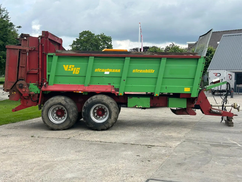 Strautmann VS 16 mestwagen Breedstrooier Mest Compost - Epandeur à fumier: photos 4 Strautmann VS 16 mestwagen Breedstrooier Mest Compost - Epandeur à fumier: photos 4