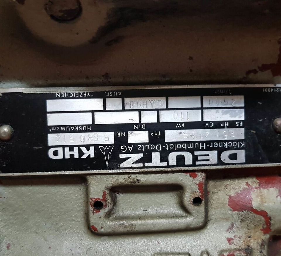 Deutz F6L 413 R 5 8865514 Deutz F6L 413 R - Bloc-cylindres pour Camion: photos 2 Deutz F6L 413 R 5 8865514 Deutz F6L 413 R - Bloc-cylindres pour Camion: photos 2